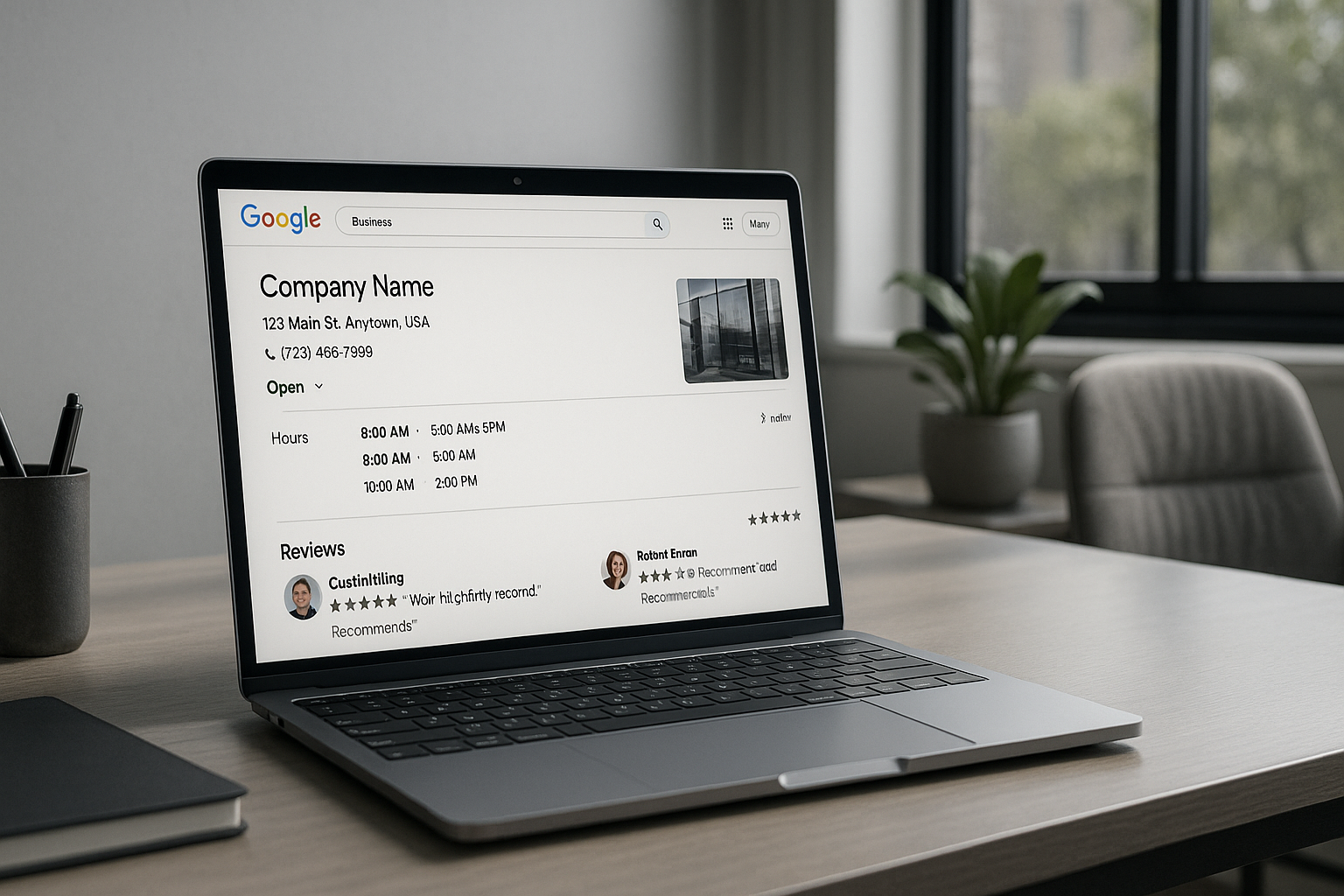 page google entreprise